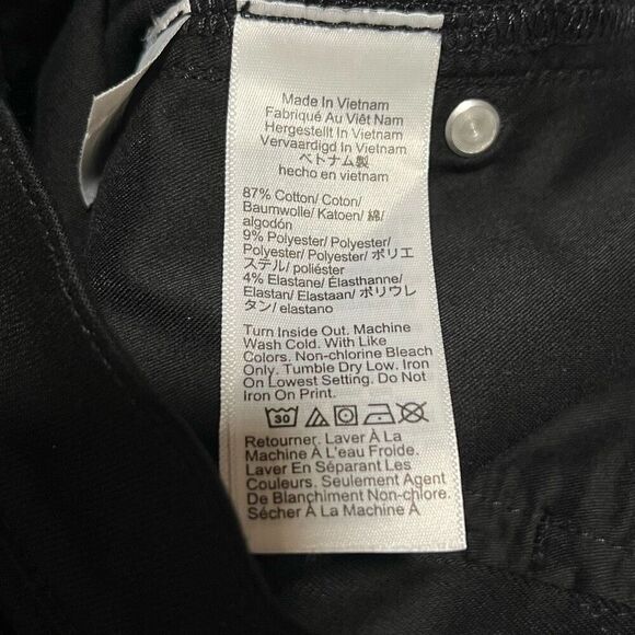 J. Crew Slim jean in True Black Size 25 Tall NWT CC547 - Picture 8 of 12